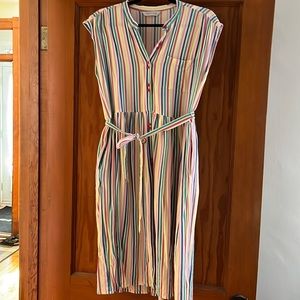Compania Fantastica striped midi dress